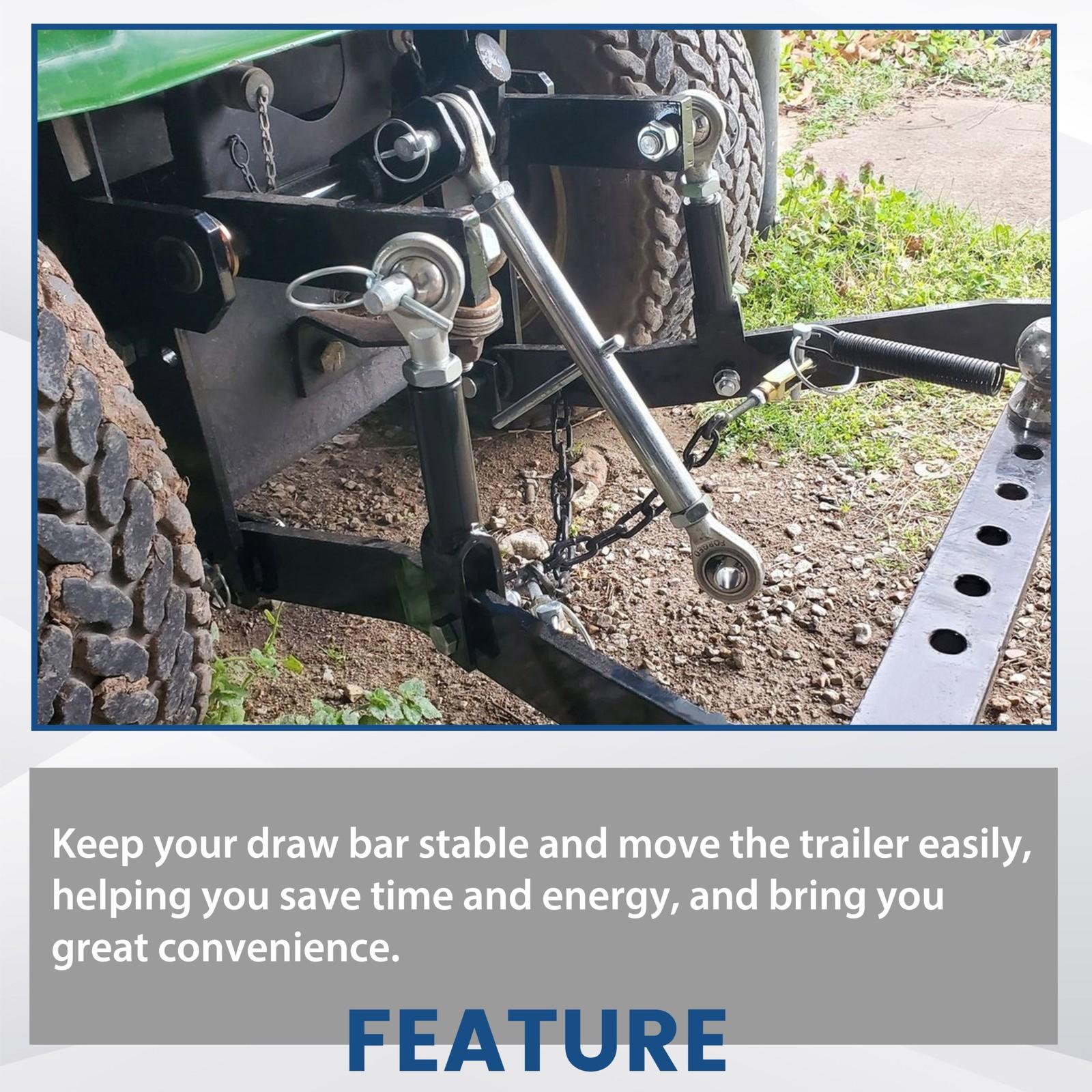 3 Point Hitch Kit For John Deere 140 300 317 CAT 0 Tractor w/Closed Frame Hook
