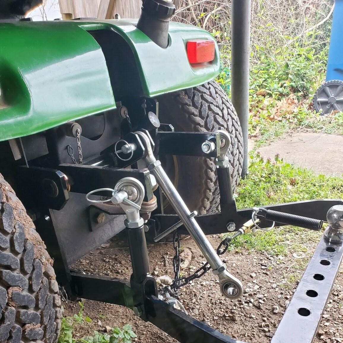 3 Point Hitch Kit For John Deere 140 300 317 CAT 0 Tractor w/Closed Frame Hook