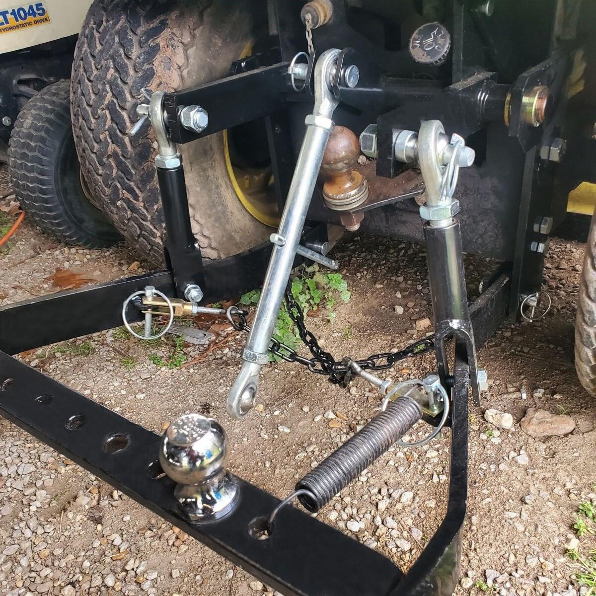 3 Point Hitch Kit For John Deere 140 300 317 CAT 0 Tractor w/Closed Frame Hook