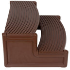 Spa and Hot Tubs Step Plastic Stairs For Round/Straight Sided Spa Espresso/Brown