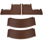 Spa and Hot Tubs Step Plastic Stairs For Round/Straight Sided Spa Espresso/Brown