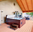 Spa and Hot Tubs Step Plastic Stairs For Round/Straight Sided Spa Espresso/Brown