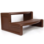 Spa and Hot Tubs Step Plastic Stairs For Round/Straight Sided Spa Espresso/Brown