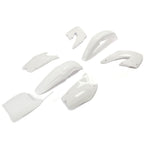 RESTYLE WHITE PLASTIC KIT FOR HONDA CR125 CR250 CR125R CR250R 2-Stroke 2000 2001