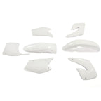 RESTYLE WHITE PLASTIC KIT FOR HONDA CR125 CR250 CR125R CR250R 2-Stroke 2000 2001