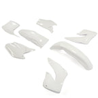 RESTYLE WHITE PLASTIC KIT FOR HONDA CR125 CR250 CR125R CR250R 2-Stroke 2000 2001