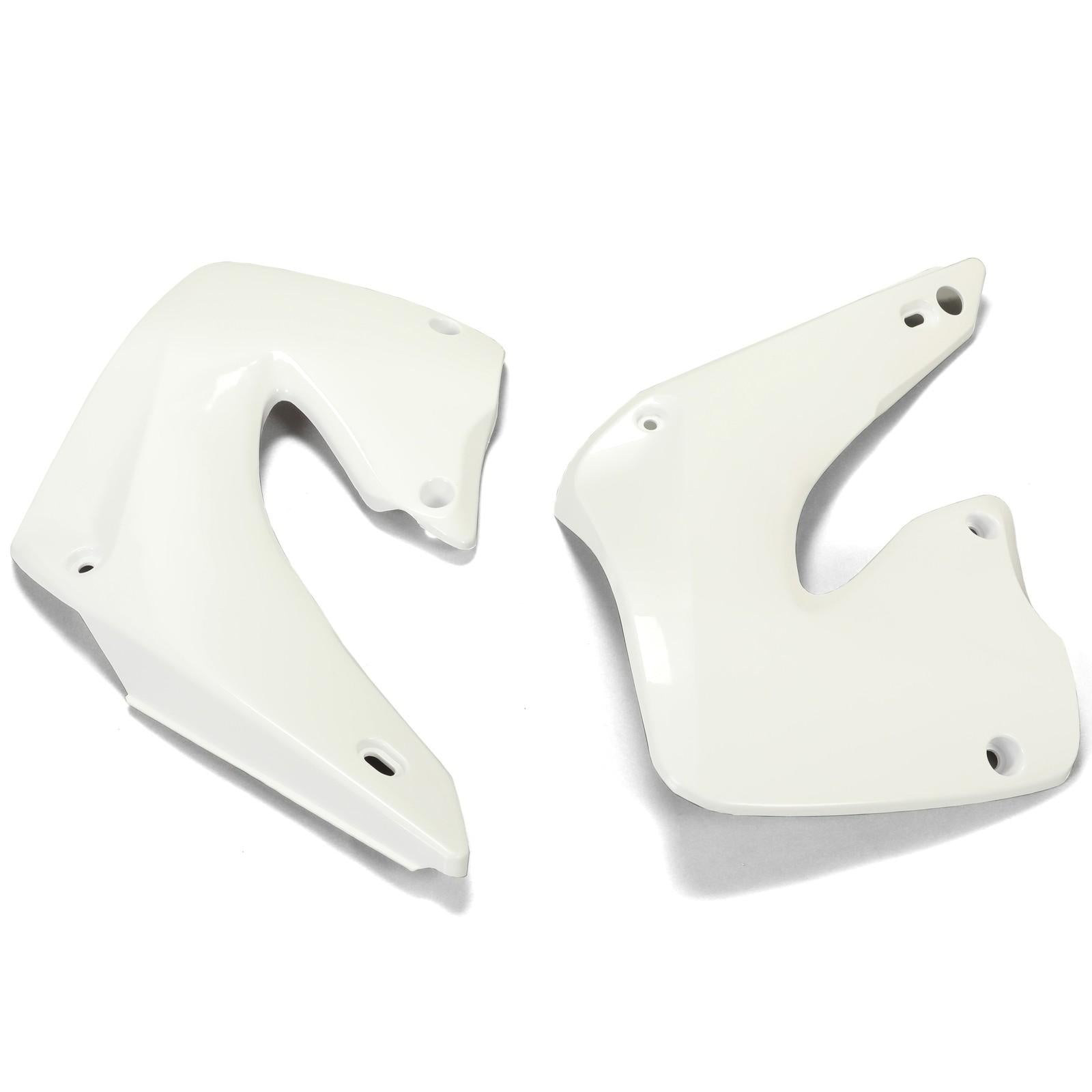RESTYLE WHITE PLASTIC KIT FOR HONDA CR125 CR250 CR125R CR250R 2-Stroke 2000 2001