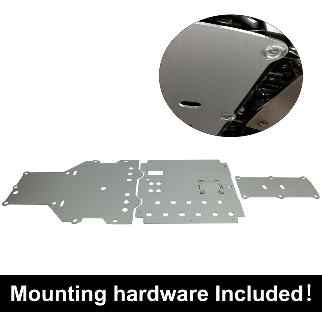 For 13-20 HONDA PIONEER 700 3/16" ALUMINUM Full Chassis Skid Plate Splash Guard