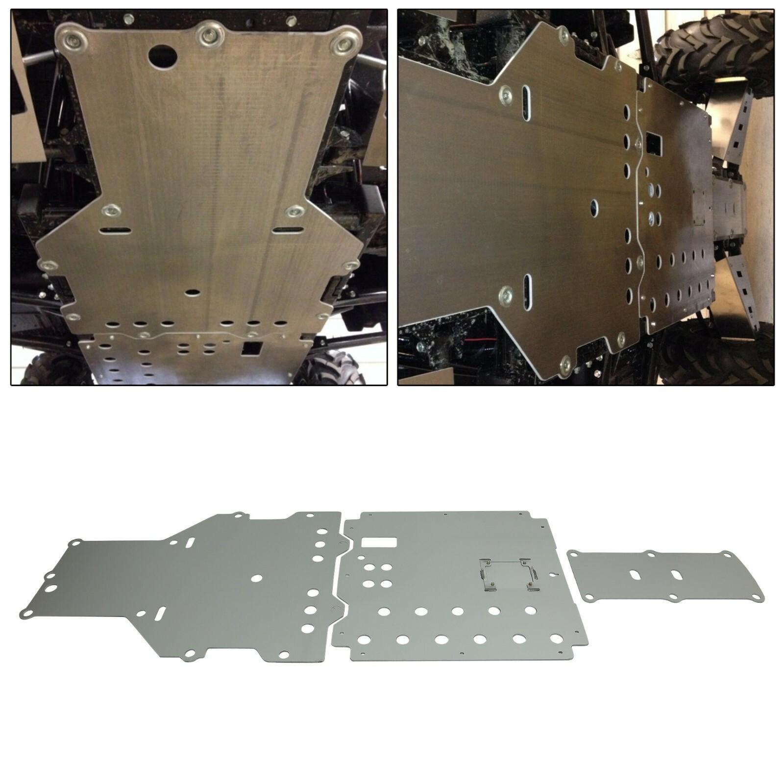 For 13-20 HONDA PIONEER 700 3/16" ALUMINUM Full Chassis Skid Plate Splash Guard