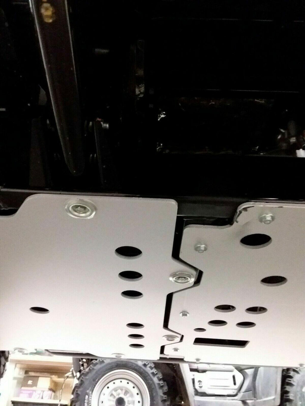 For 13-20 HONDA PIONEER 700 3/16" ALUMINUM Full Chassis Skid Plate Splash Guard