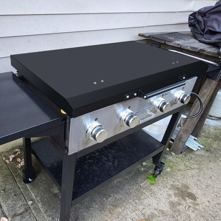 Black Outdoor 36" Griddle Hard Cover Lid Fit For Blackstone Griddle New