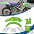 7PCS Plastics Kit Complete Bodywork Fairing For KAWASAKI KX125 KX250 1994-1998