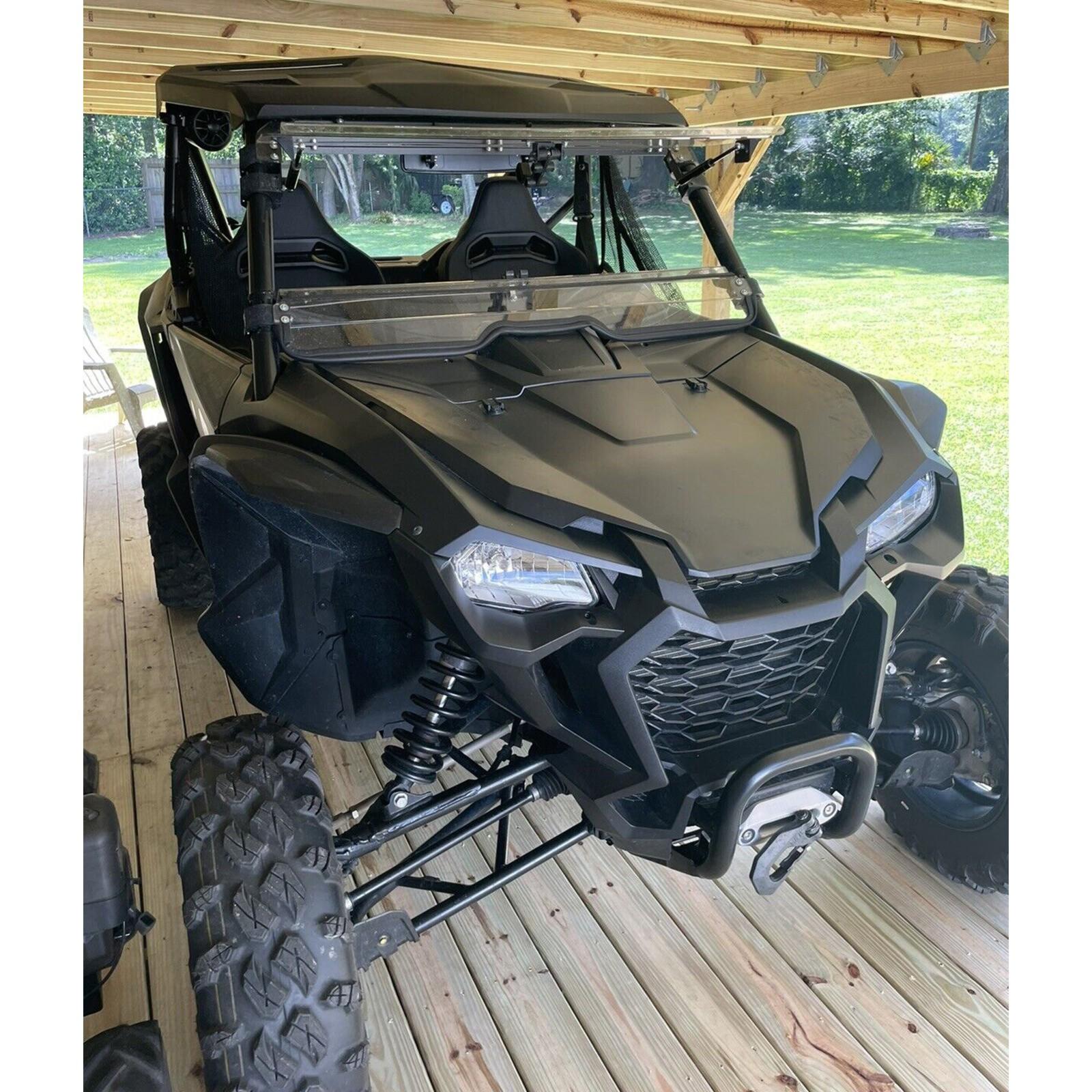 Flip Windshield Scratch Resistant for 2019-2024 Honda Talon 1000R/X 1000X-4