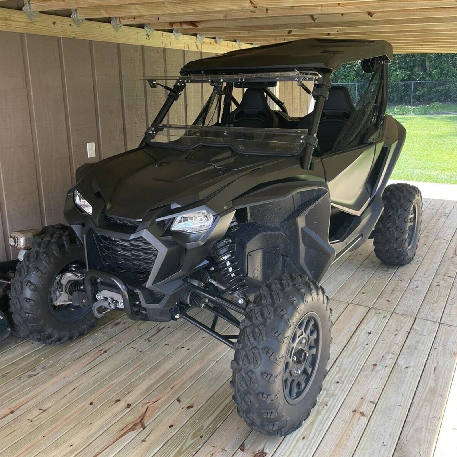 Flip Windshield Scratch Resistant for 2019-2024 Honda Talon 1000R/X 1000X-4