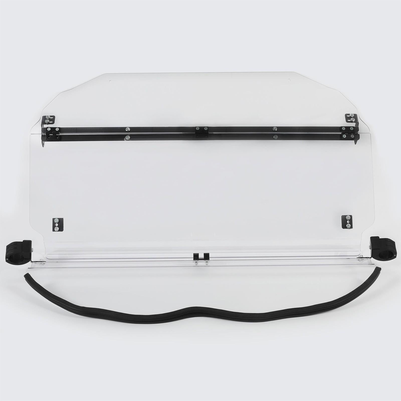Scratch Resistant 2-IN-1 Front Flip Windshield for 2017+ Can-Am Maverick X3