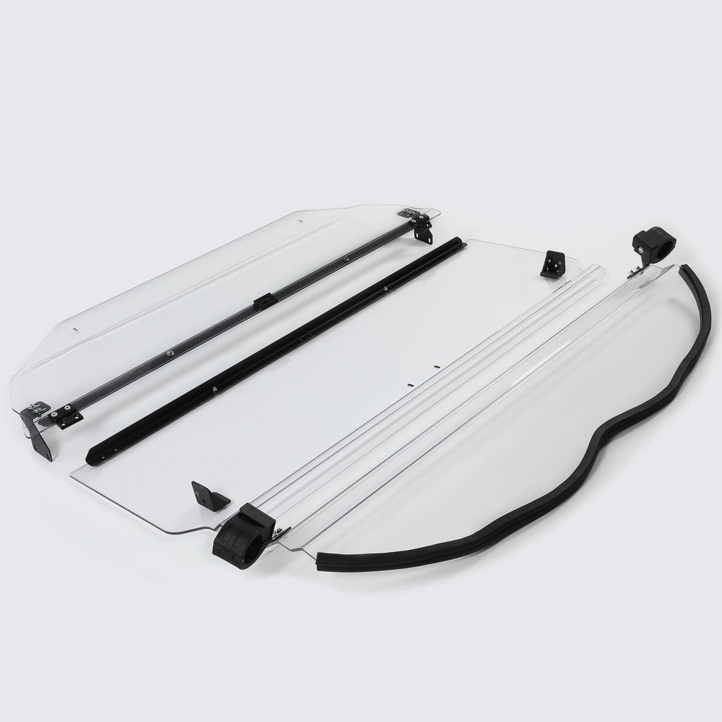 Scratch Resistant 2-IN-1 Front Flip Windshield for 2017+ Can-Am Maverick X3
