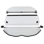 Scratch Resistant 2-IN-1 Front Flip Windshield for 2017+ Can-Am Maverick X3