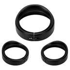 7" Headlight 4.5" Fog Lamp Visor Trim Ring Bezel For Harley Touring Softail