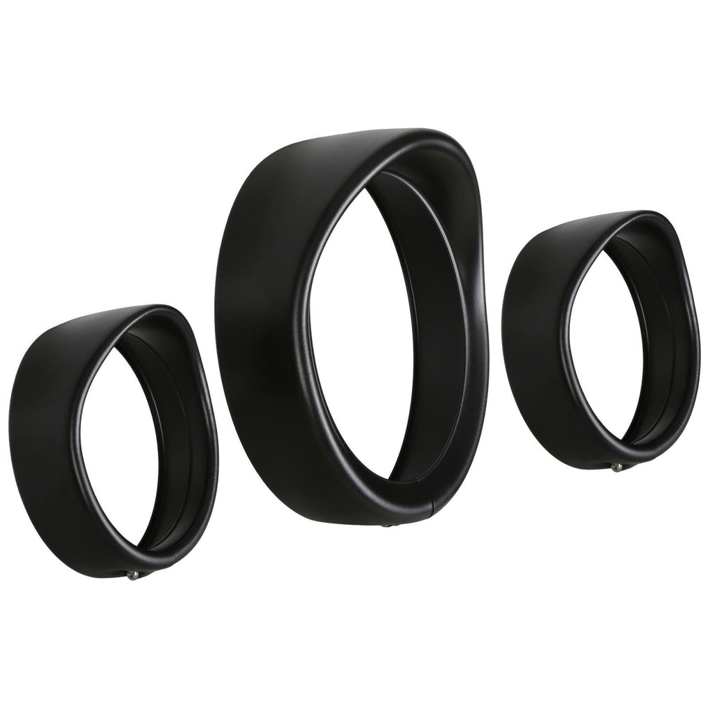 7" Headlight 4.5" Fog Lamp Visor Trim Ring Bezel For Harley Touring Softail