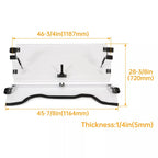Front Scratch Resistant Flip Windshield Clear For 2014-2025 Honda Pioneer 700 4