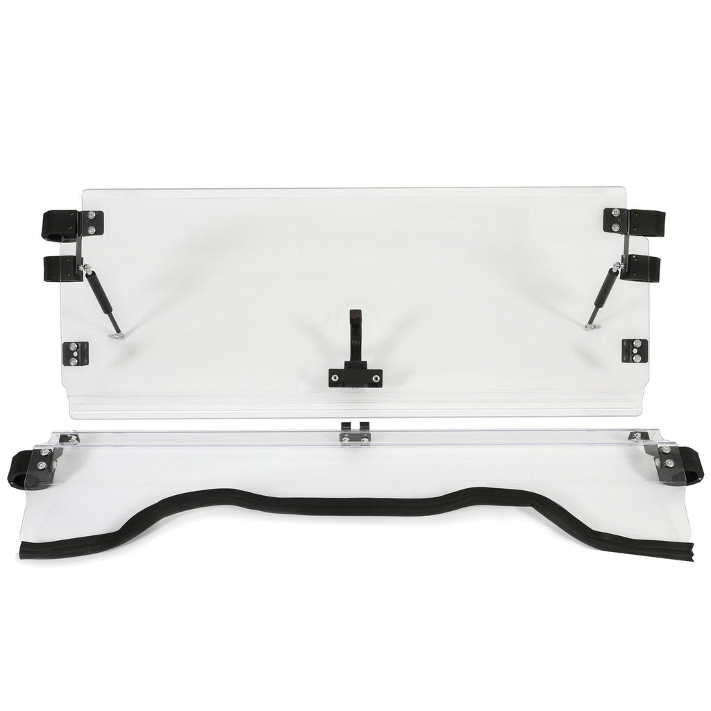 Front Scratch Resistant Flip Windshield Clear For 2014-2025 Honda Pioneer 700 4
