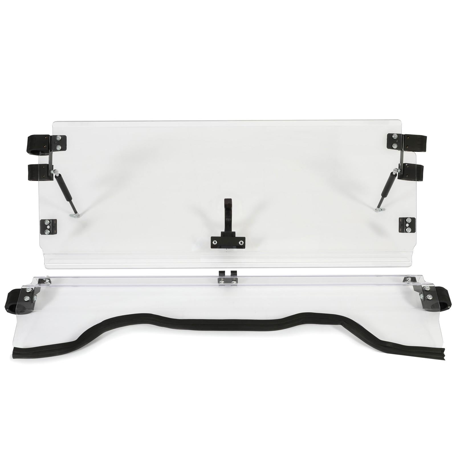 Front Scratch Resistant Flip Windshield Clear For 2014-2025 Honda Pioneer 700 4