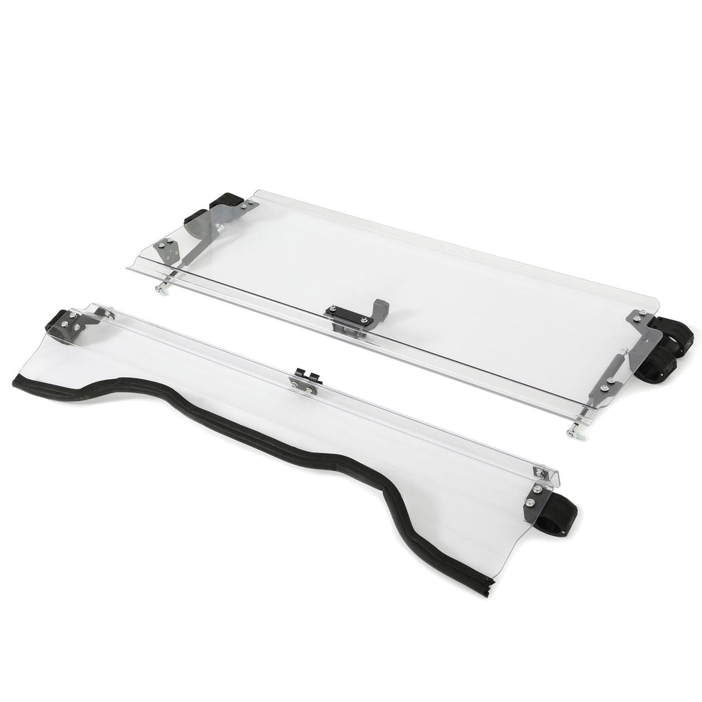 Front Scratch Resistant Flip Windshield Clear For 2014-2025 Honda Pioneer 700 4