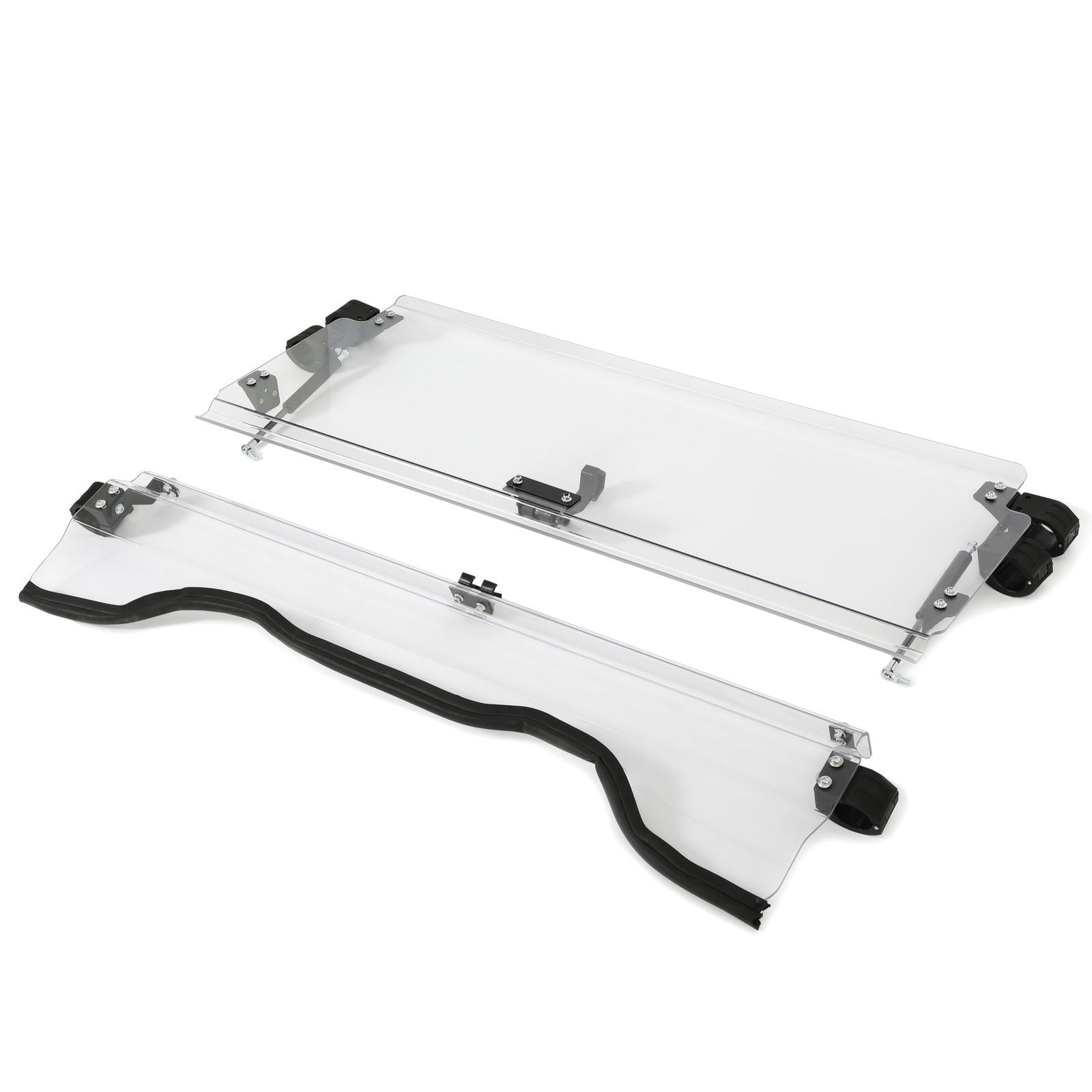 Front Scratch Resistant Flip Windshield Clear For 2014-2025 Honda Pioneer 700 4