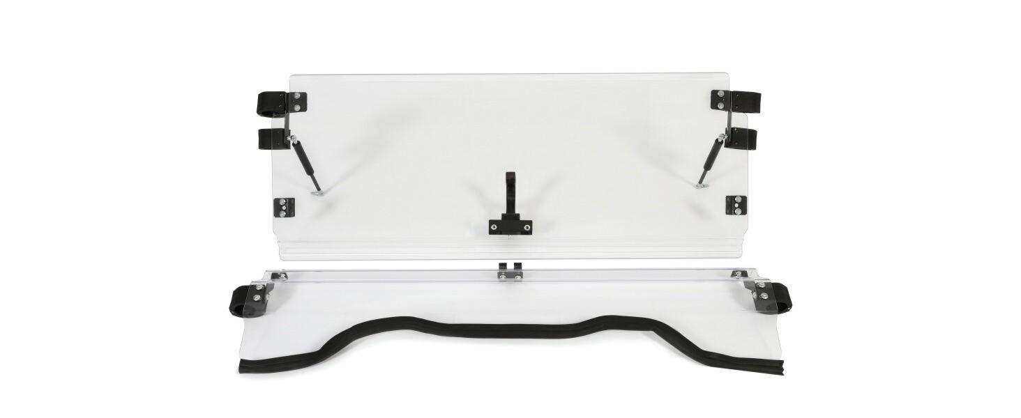Front Scratch Resistant Flip Windshield Clear For 2014-2025 Honda Pioneer 700 4