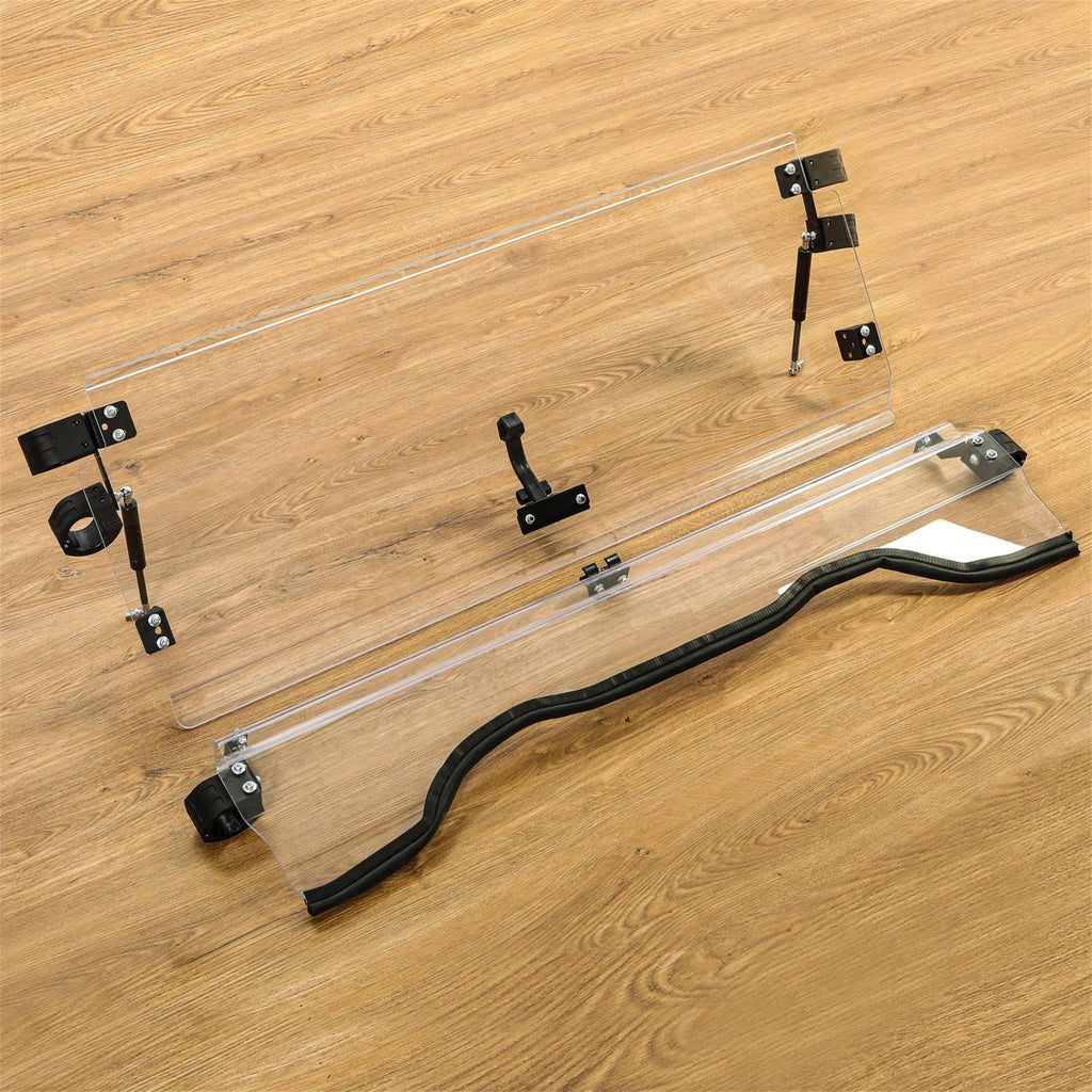 Front Scratch Resistant Flip Windshield Clear For 2014-2025 Honda Pioneer 700 4