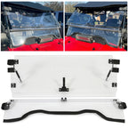 Front Scratch Resistant Flip Windshield Clear For 2014-2025 Honda Pioneer 700 4