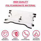 Front Scratch Resistant Flip Windshield Clear For 2014-2025 Honda Pioneer 700 4