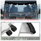 Front Scratch Resistant Flip Windshield Clear For 2014-2025 Honda Pioneer 700 4