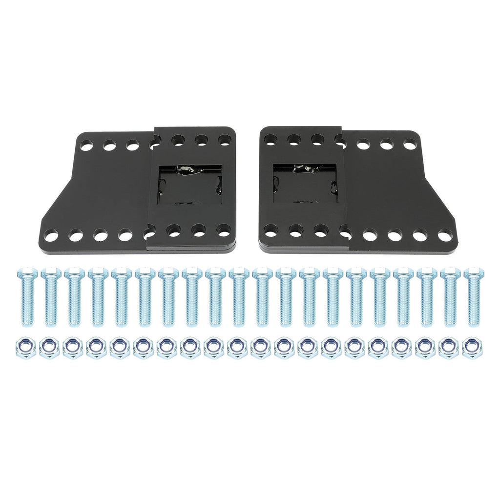 Universal Black Snowplow Mount Drop Bracket Lift Level Kit Powder Coated Steel