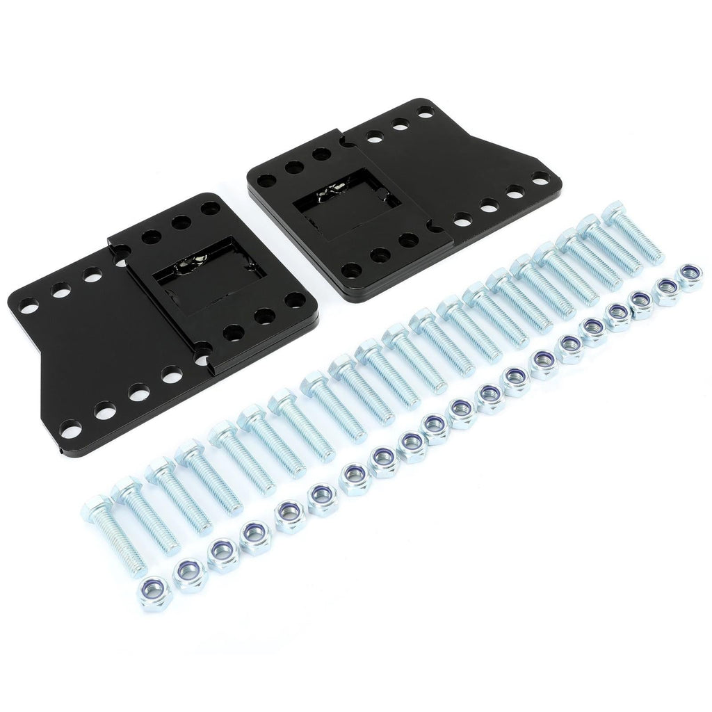 Universal Black Snowplow Mount Drop Bracket Lift Level Kit Powder Coated Steel