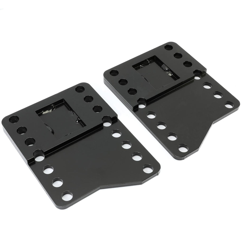 Universal Black Snowplow Mount Drop Bracket Lift Level Kit Powder Coated Steel
