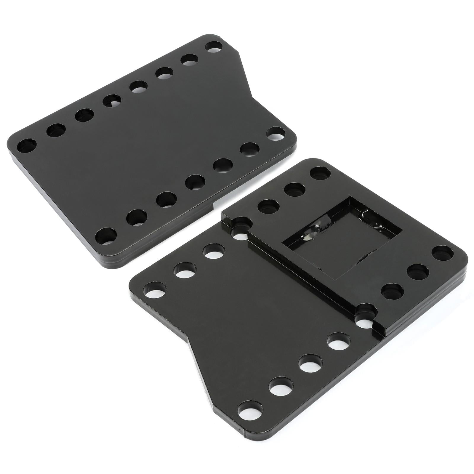 Universal Black Snowplow Mount Drop Bracket Lift Level Kit Powder Coated Steel