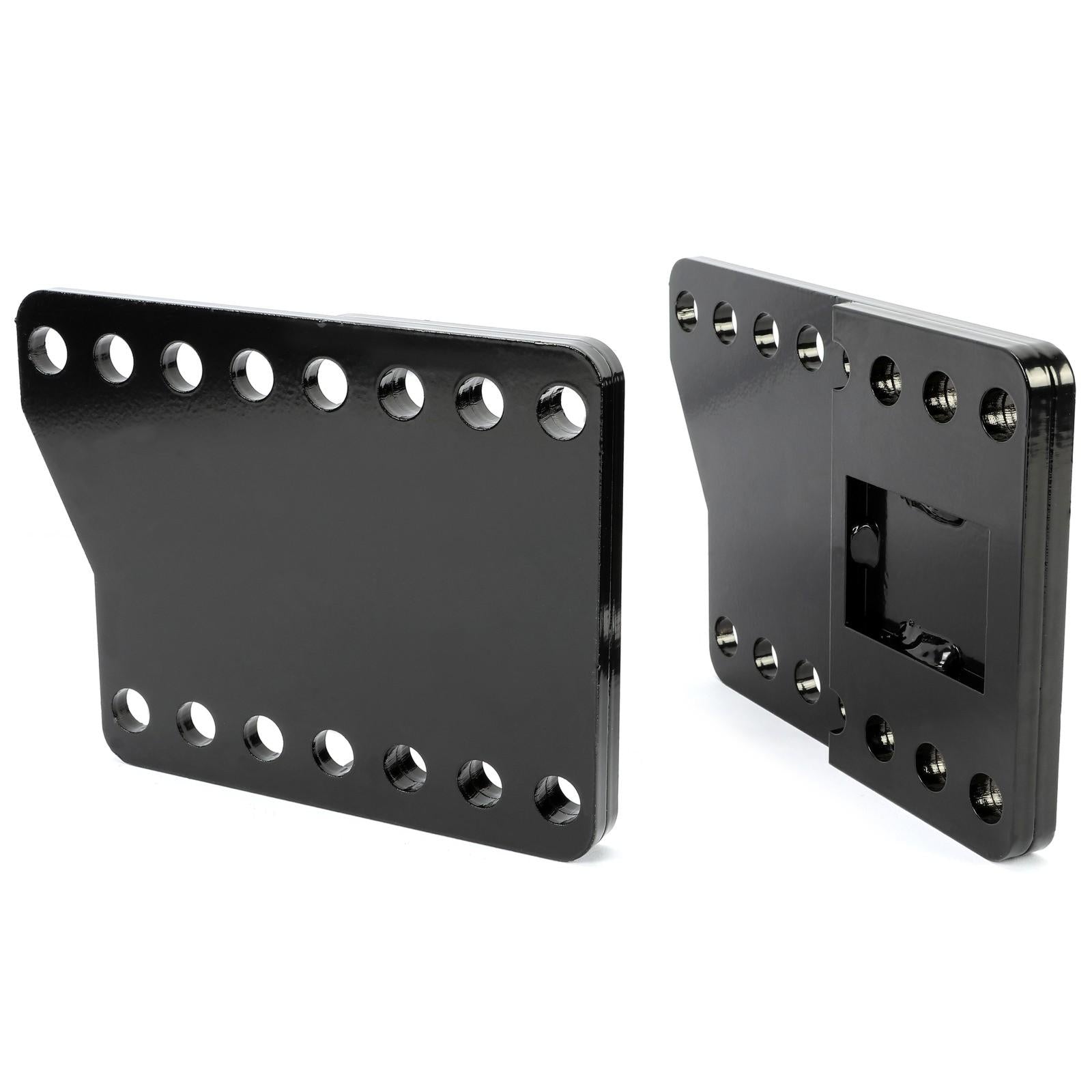 Universal Black Snowplow Mount Drop Bracket Lift Level Kit Powder Coated Steel