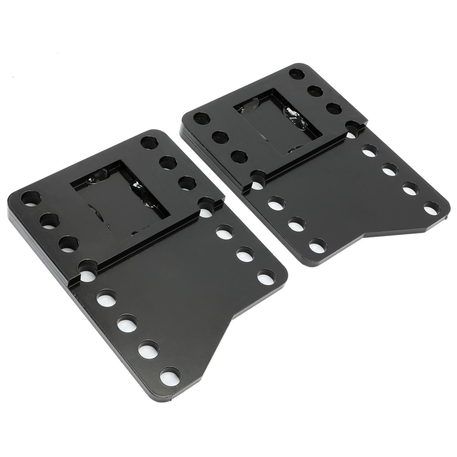 Universal Black Snowplow Mount Drop Bracket Lift Level Kit Powder Coated Steel