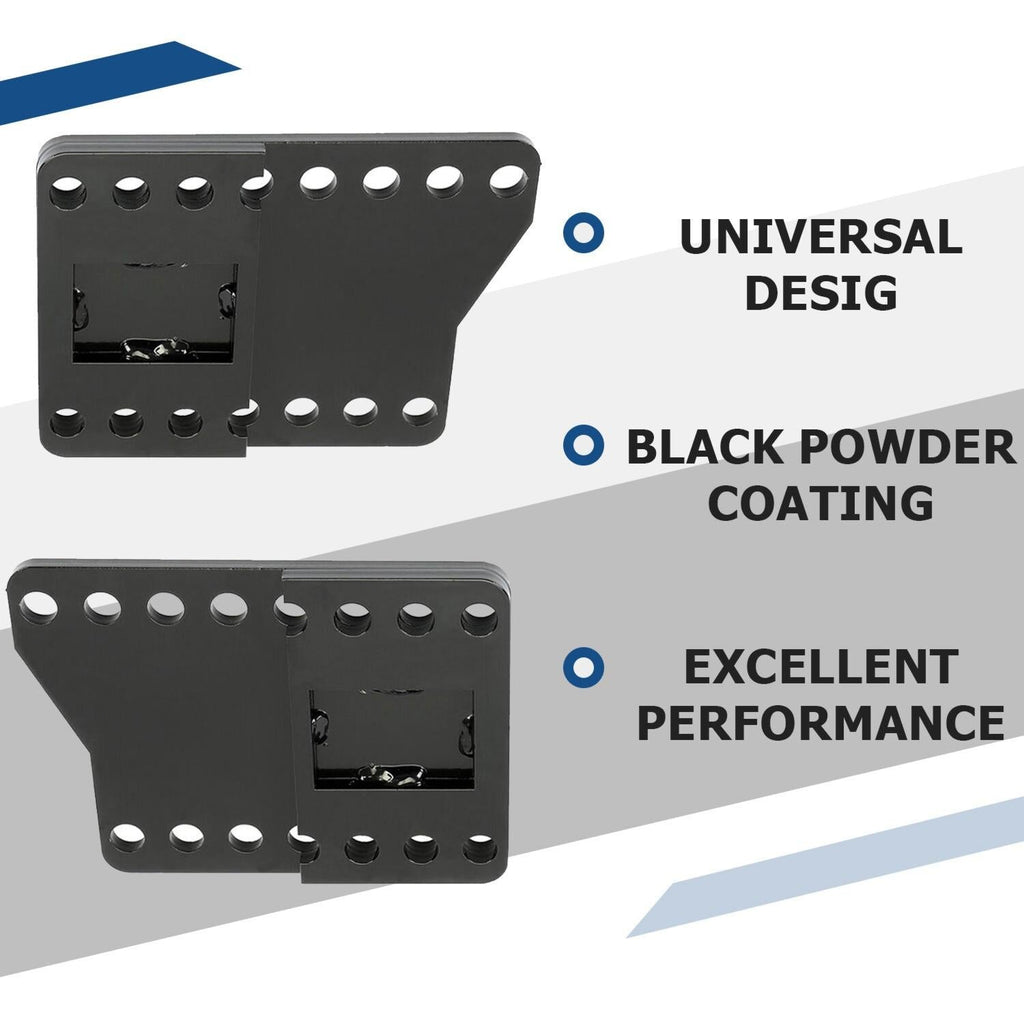 Universal Black Snowplow Mount Drop Bracket Lift Level Kit Powder Coated Steel