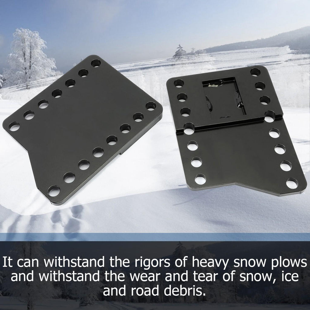 Universal Black Snowplow Mount Drop Bracket Lift Level Kit Powder Coated Steel