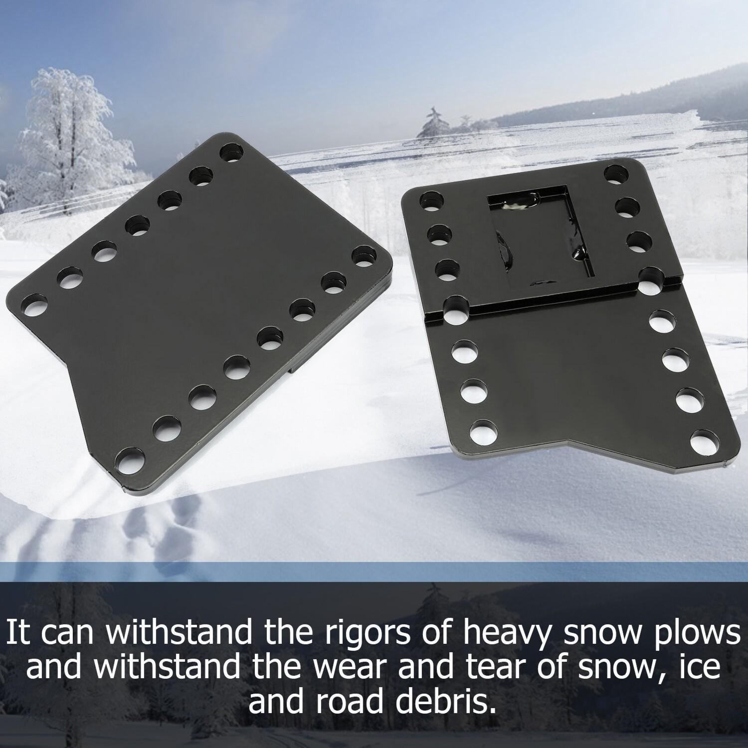 Universal Black Snowplow Mount Drop Bracket Lift Level Kit Powder Coated Steel