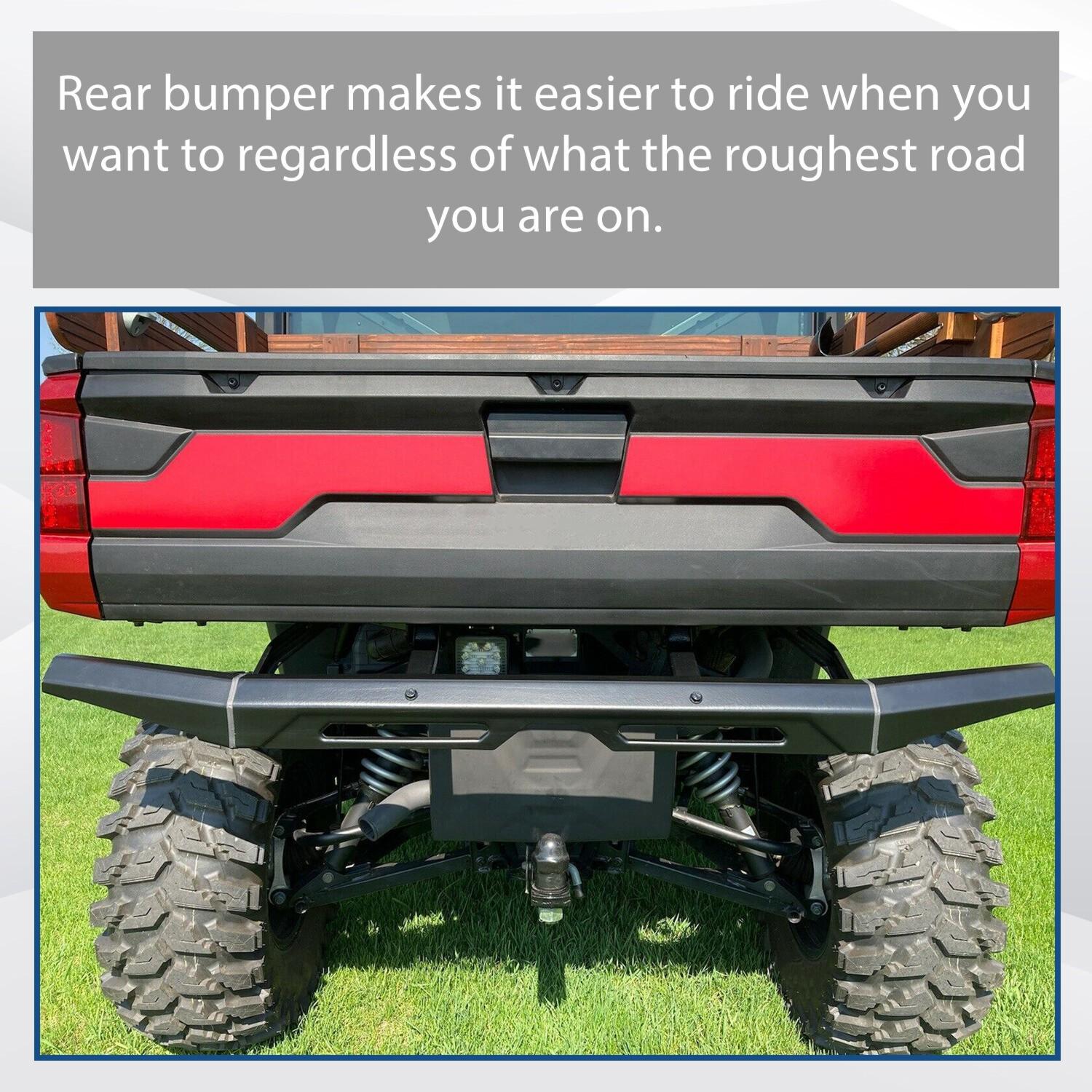 For Polaris Rear Bumper Brushguard 2018-2024 Ranger 1000 Crew XP #2882529
