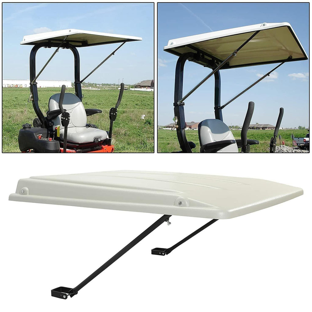 Paintable Tractor Cab Top Canopy For John Deere Ztrak Mowers ROPS -White
