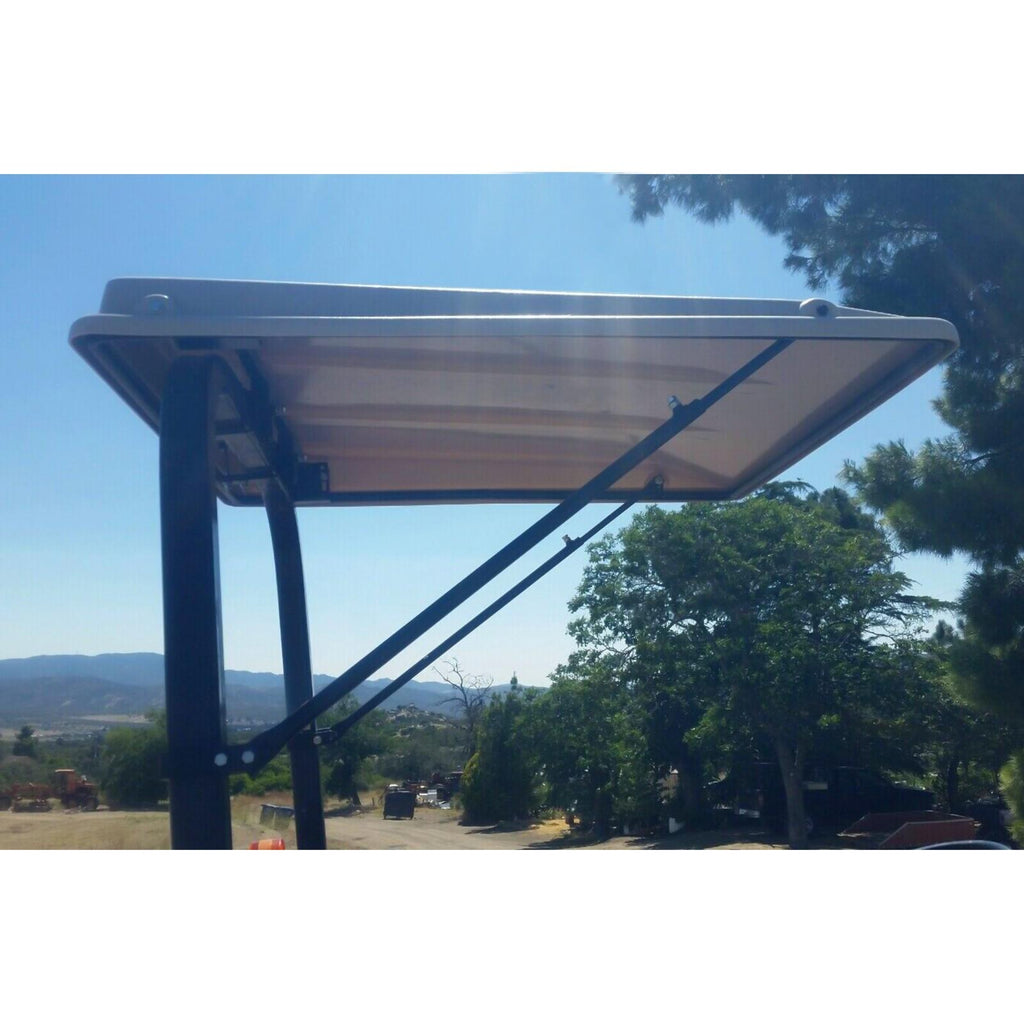 Paintable Tractor Cab Top Canopy For John Deere Ztrak Mowers ROPS -White