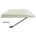 Paintable Tractor Cab Top Canopy For John Deere Ztrak Mowers ROPS -White