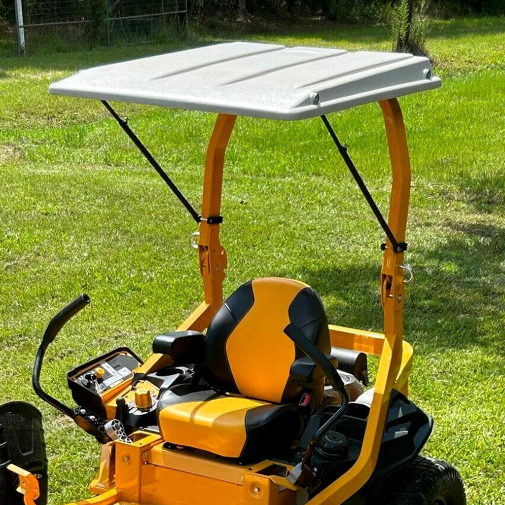 Paintable Tractor Cab Top Canopy For John Deere Ztrak Mowers ROPS -White