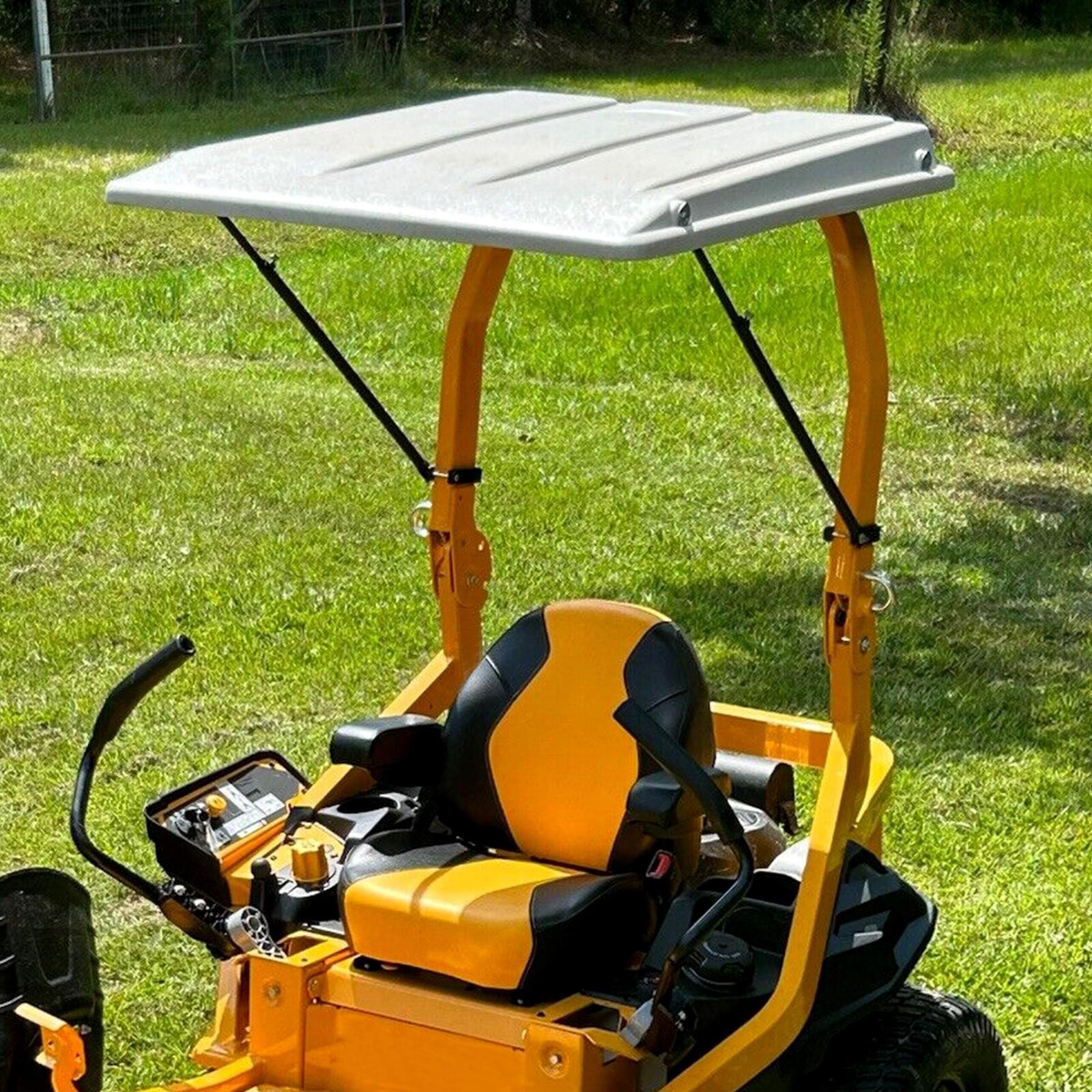 Paintable Tractor Cab Top Canopy For John Deere Ztrak Mowers ROPS -White