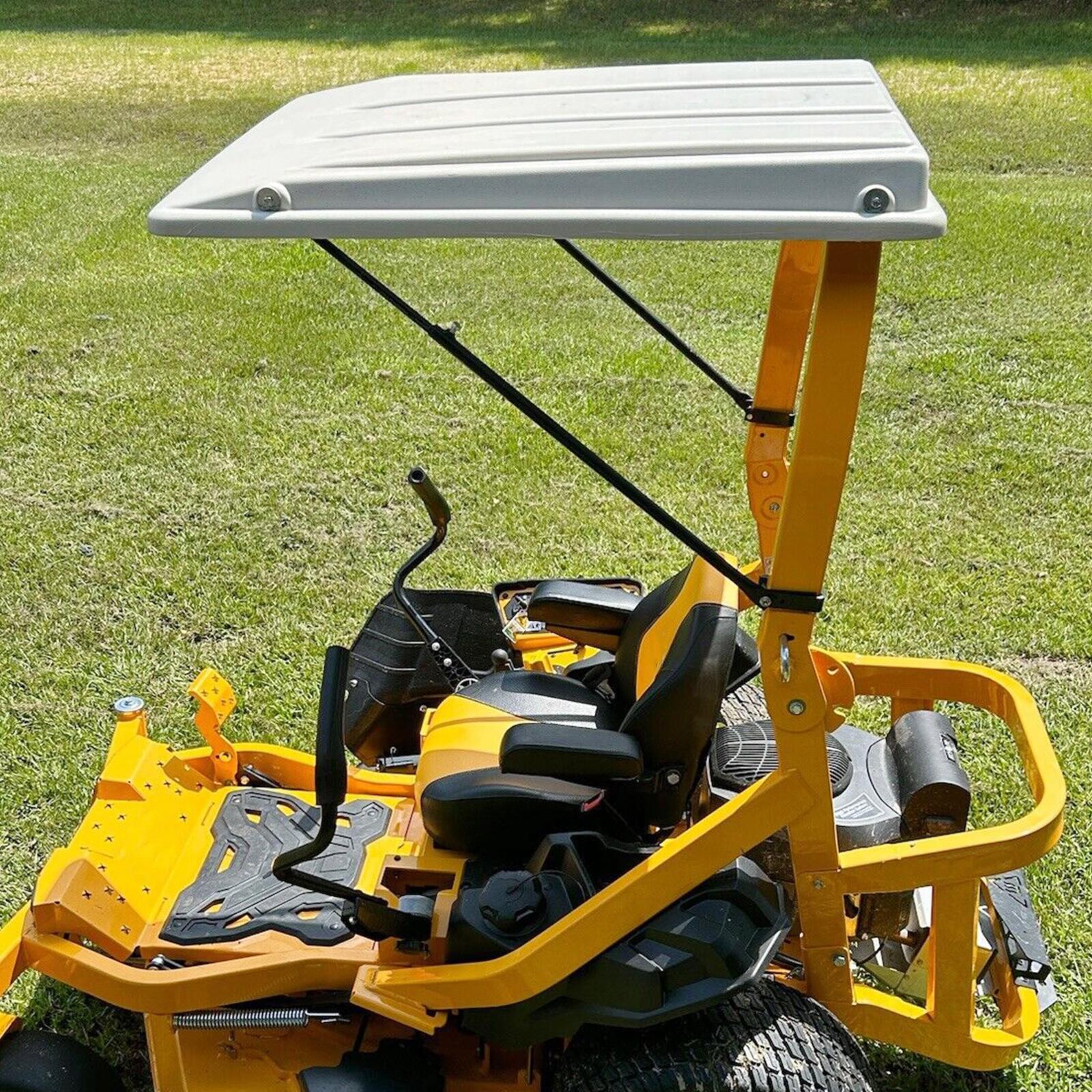 Paintable Tractor Cab Top Canopy For John Deere Ztrak Mowers ROPS -White