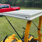 Paintable Tractor Cab Top Canopy For John Deere Ztrak Mowers ROPS -White